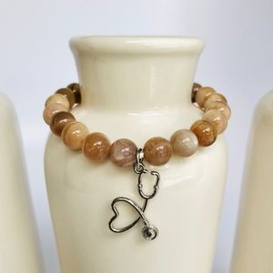 GEMSTONE | Sunstone Doctor Stethoscope Bracelet